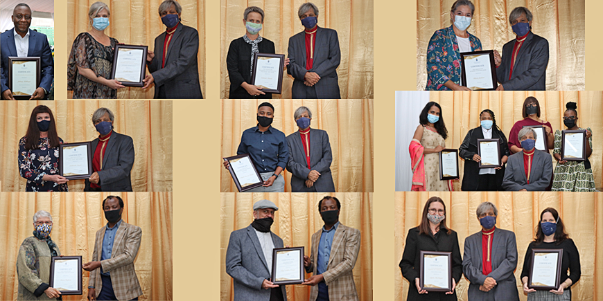 Winners of the 2020 Vice-Chancellors Awards